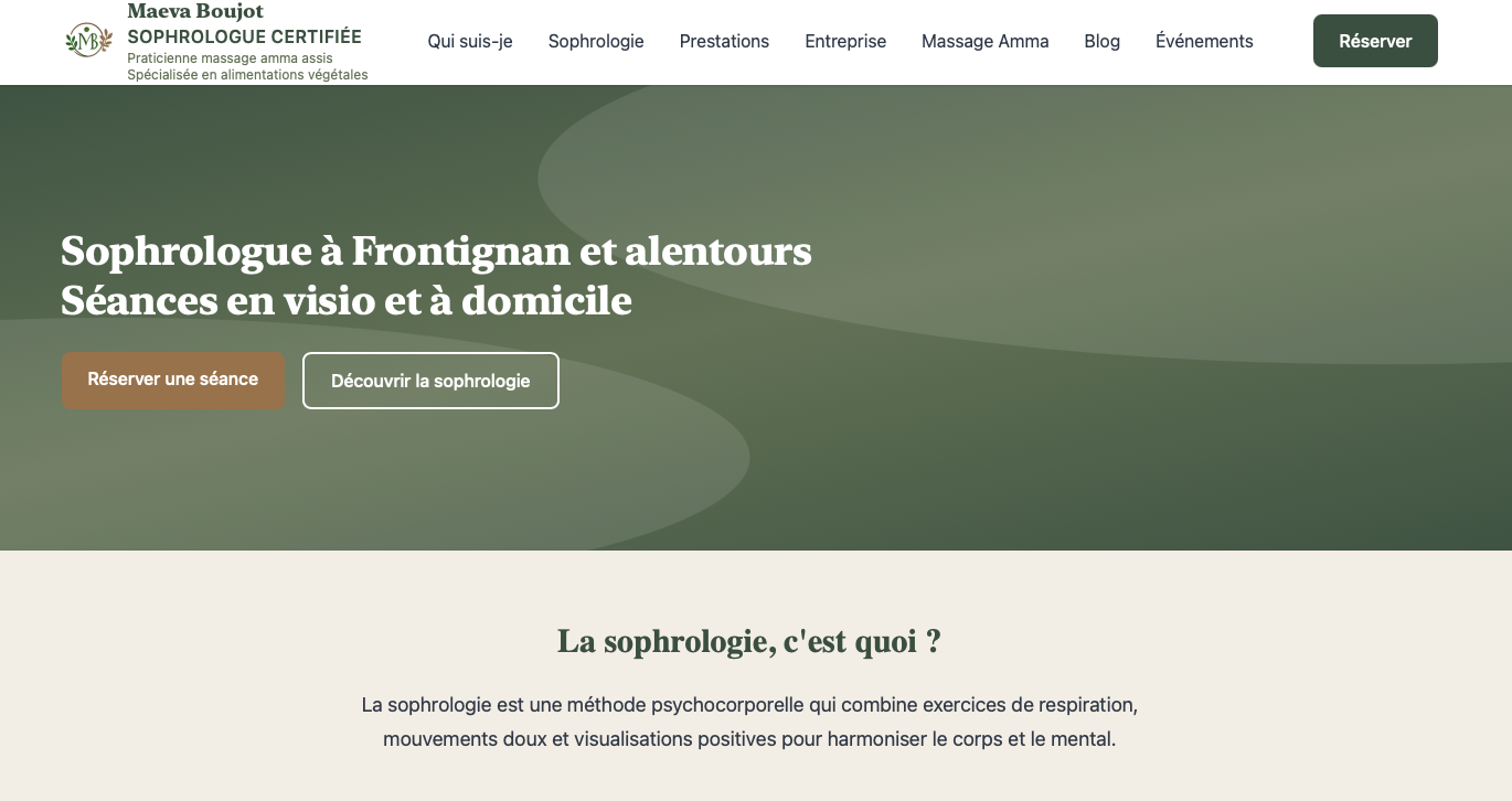 Maeva Boujot Sophrologue